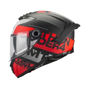 MT Helmet FF118SV THUNDER 4 SV Waves B5 Matt Black/Grey/Red