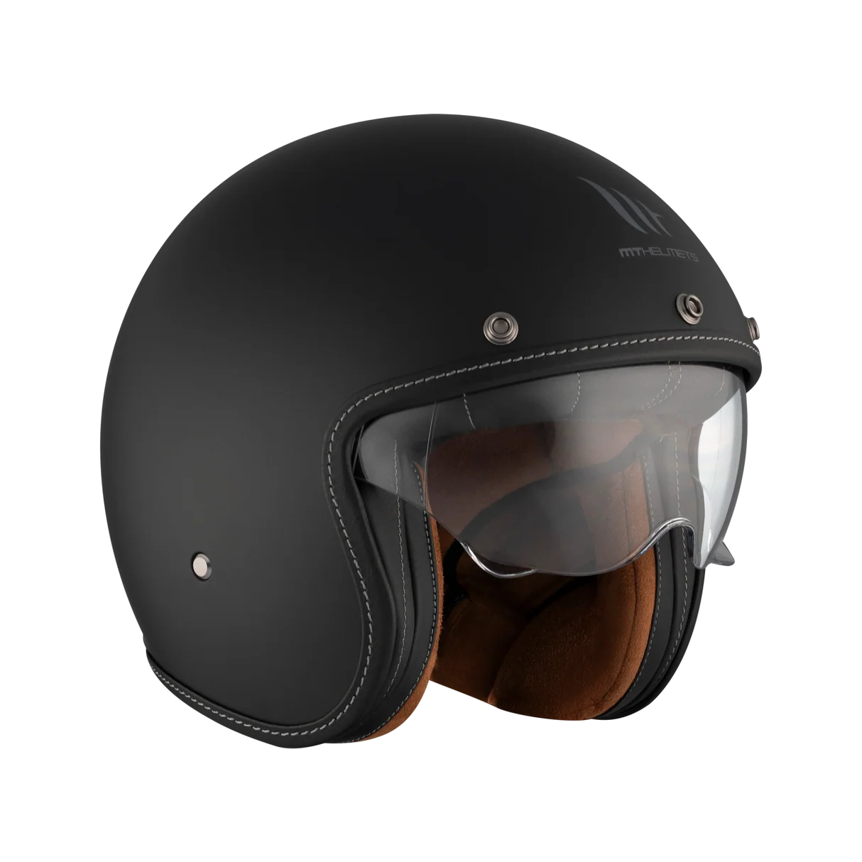 MT Helmet LE MANS 2 SV S Solid A1 Matt Black - Image 3