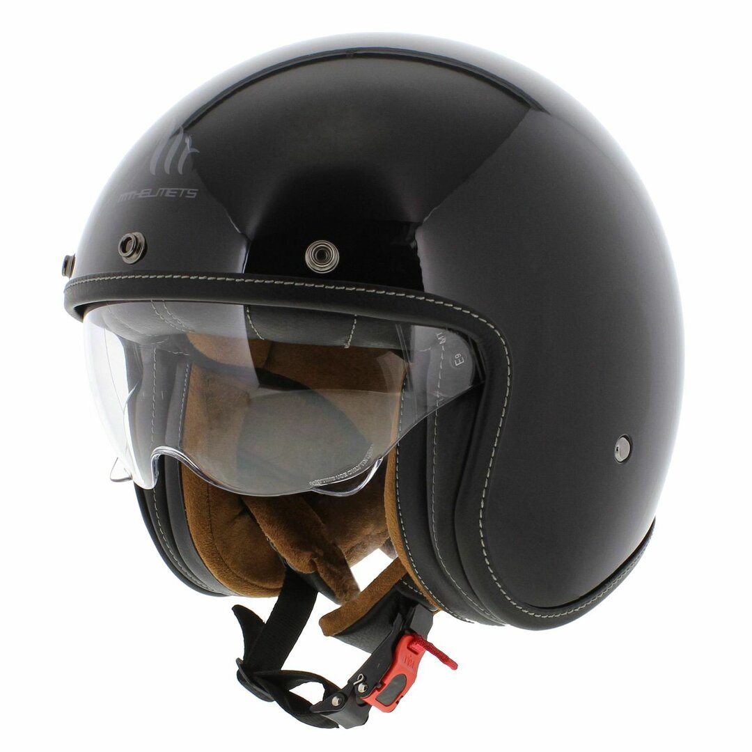 MT Helmet LE MANS 2 SV S Solid A1 Glossy Black - Image 4