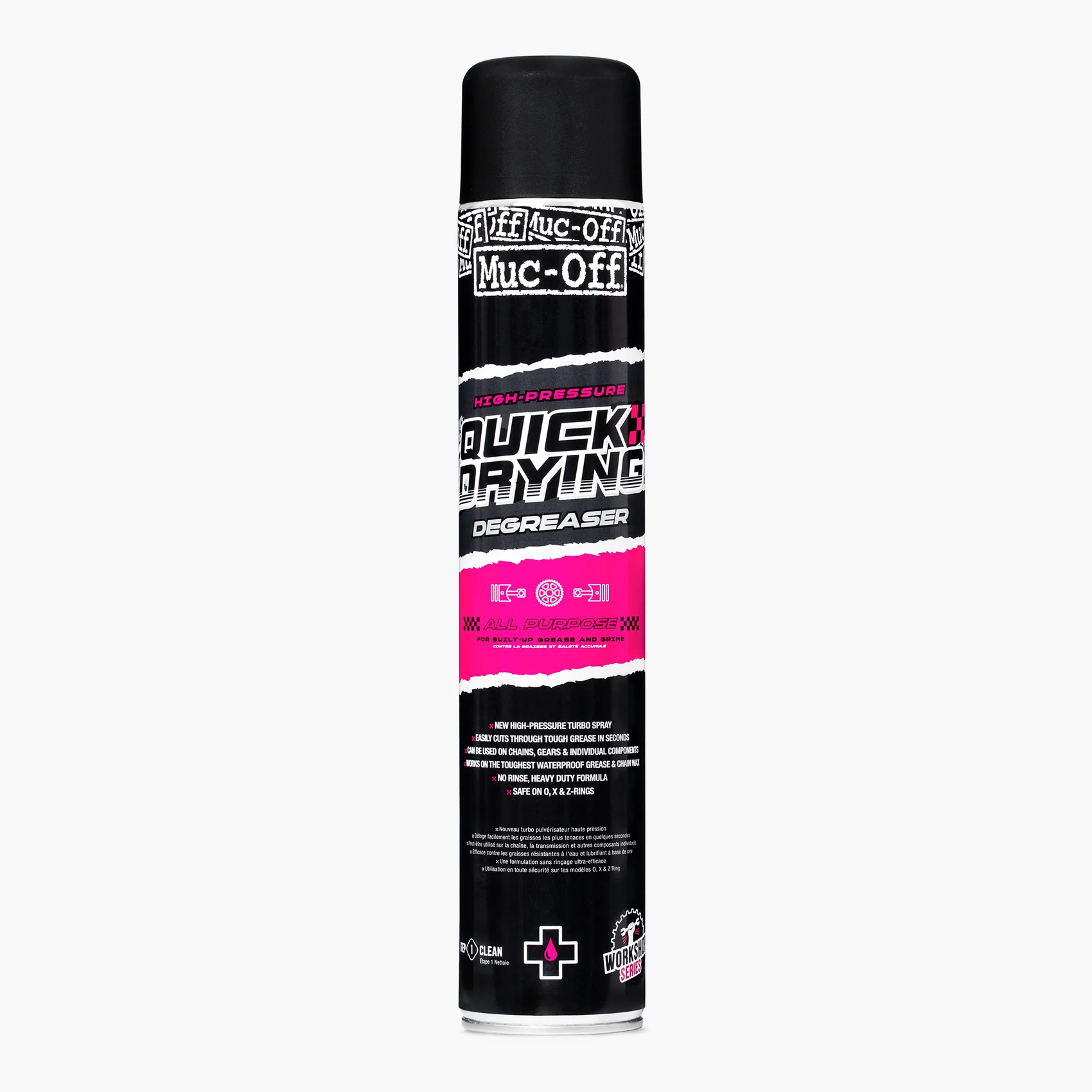 Muc-Off High-Pressure Quick-Dry Degreaser Workshop Size – 750 ml
