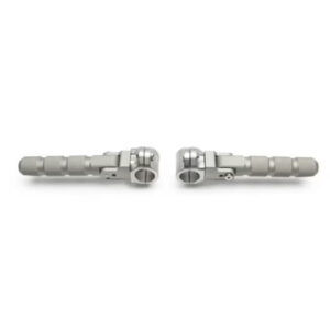 AltRider Universal Highway Foot Pegs – For 1‑inch (25 mm) Bars – Silver