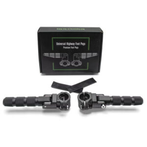AltRider Universal Highway Foot Pegs – For 1‑inch (25 mm) Bars – Black