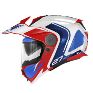 Givi X.27 Modular Tourer Helmet Graphic White / Blue / Red
