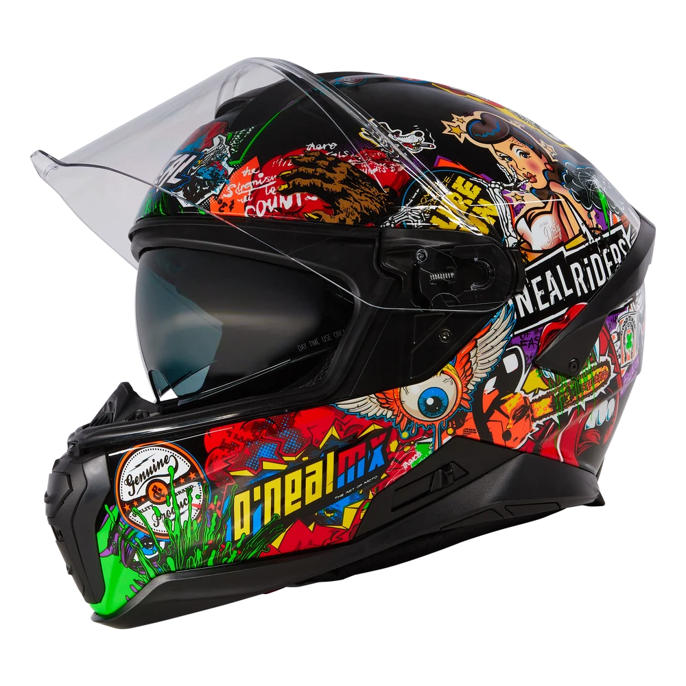 O’Neal Challenger Crankshaft Helmet V.25 – Black/Multi - Image 2