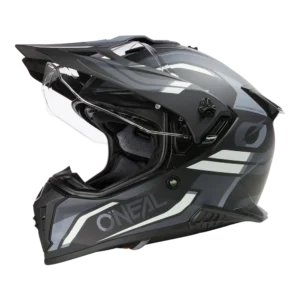 O’Neal A-SRS Helmet – Spike V.25, Black /Grey / White