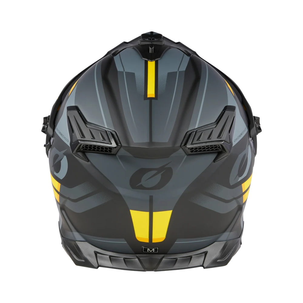 O’Neal A-SRS Helmet – Spike V.25, Black / Grey / Yellow - Image 6