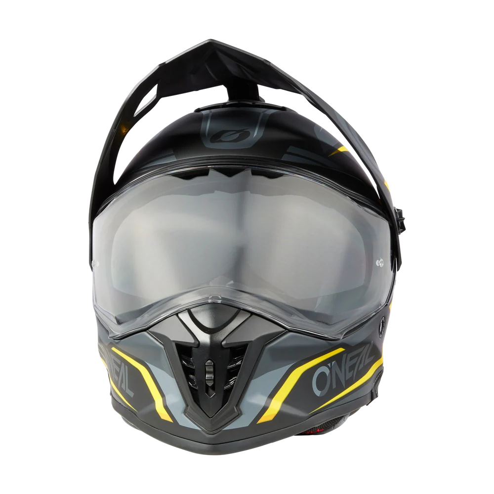 O’Neal A-SRS Helmet – Spike V.25, Black / Grey / Yellow - Image 5