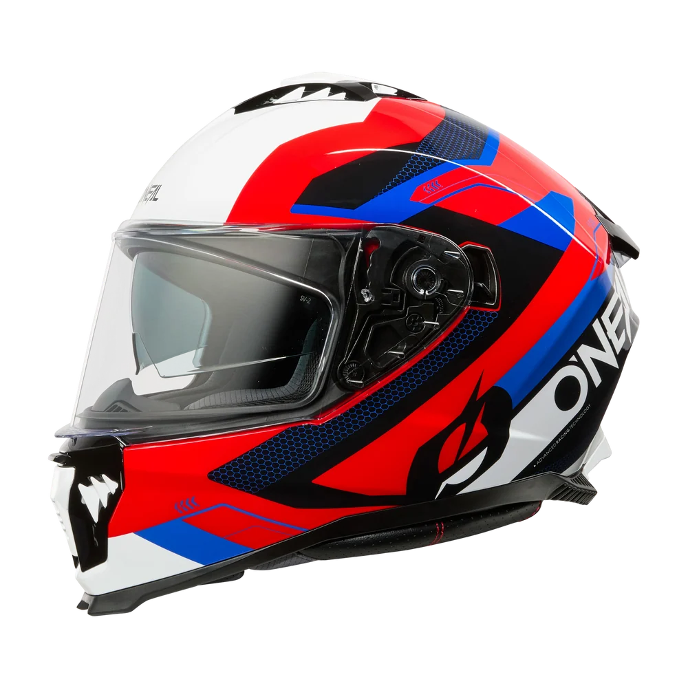 O’Neal Challenger Exo Helmet V.25 – Black / White / Red / Blue