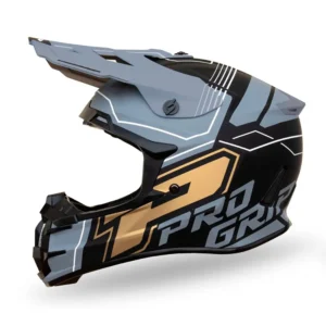 Progrip Cross Helmet PG3080 Adventure Black/Gray/Gold